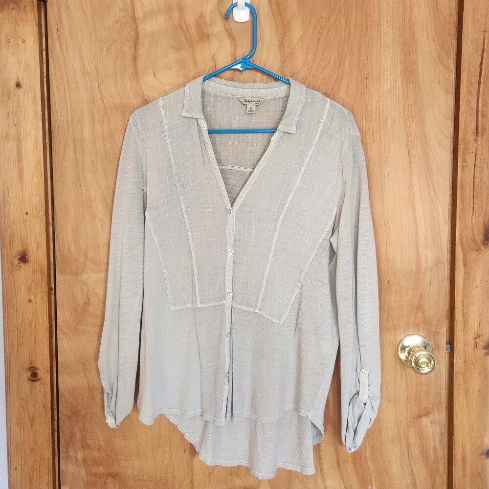 Lucky Brand Beige/Cream Blouse